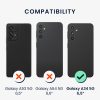 Kwmobile tok nyakpánttal Samsung Galaxy A34 5G-hez, lila, szilikon, 60820.187