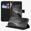 Kwmobile tok Motorola Moto G73 készülékhez, fekete, textil/szilikon, 60833.73