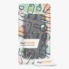 Kwmobile tok Motorola Moto G73 készülékhez, fekete, textil/szilikon, 60833.73
