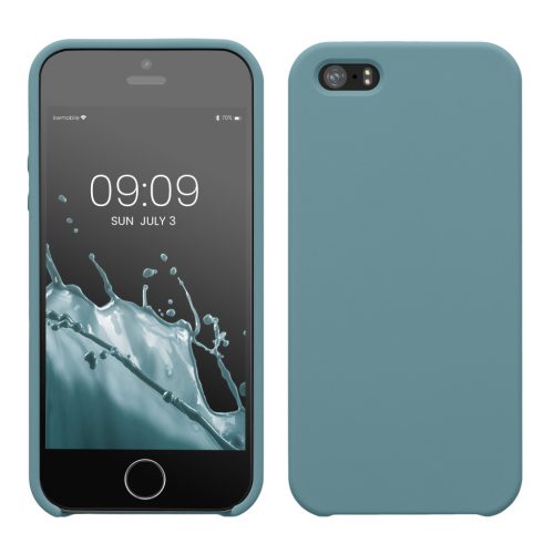 Kwmobile tok Apple iPhone 5/iPhone 5s/iPhone SE készülékhez, világoszöld, szilikon, 42766.207