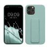 Kwmobile tok Apple iPhone 12/iPhone 12 Pro készülékhez, világoszöld, szilikon, 58283.71