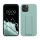 Kwmobile tok Apple iPhone 12/iPhone 12 Pro készülékhez, világoszöld, szilikon, 58283.71
