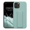 Kwmobile tok Apple iPhone 12/iPhone 12 Pro készülékhez, világoszöld, szilikon, 58283.71