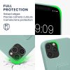 Kwmobile tok Apple iPhone 12/iPhone 12 Pro készülékhez, világoszöld, szilikon, 58283.71