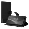 Kwmobile tok Ulefone Note 16 Pro-hoz, fekete, textil/szilikon, 61723.73