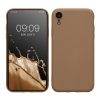 Kwmobile Apple iPhone XR tok, krémszínű, szilikon, 49983.246