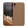 Kwmobile Apple iPhone XR tok, krémszínű, szilikon, 49983.246