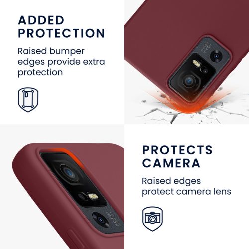 Kwmobile TCL 40 XL tok, lila, szilikon, 61718.187