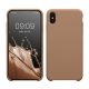 Kwmobile Apple iPhone XS Max tok, krémszínű, szilikon, 45909.246