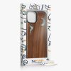 Kwmobile tok Apple iPhone 14-hez, barna/többszínű, fa/szilikon, 59124.05