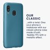 Kwmobile tok Samsung Galaxy A40-hez, kék, szilikon, 48546.251