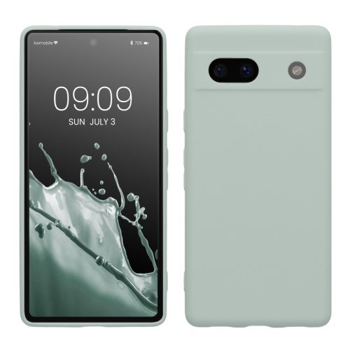 Kwmobile Google Pixel 7a tok, világoszöld, szilikon, 61598.2
