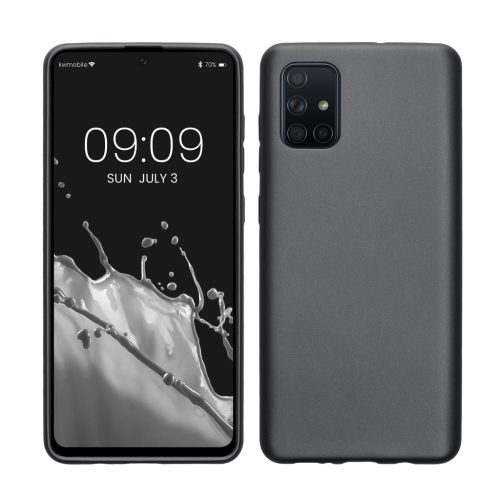 Kwmobile tok Samsung Galaxy A71 készülékhez, szürke, szilikon, 51213.232