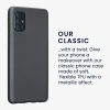 Kwmobile tok Samsung Galaxy A71 készülékhez, szürke, szilikon, 51213.232