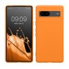 Kwmobile Google Pixel 7a tok, narancssárga, szilikon, 61614.15
