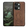 Kwmobile tok OnePlus Nord 3 5G-hez, barna, fa/szilikon, 61770.18