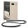 Kwmobile Google Pixel 7a telefontok nyakpánttal, krémszínű, szilikon, 61600.16