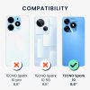 Kwmobile tok Tecno Spark 10-hez, fekete, szilikon, 61755.47