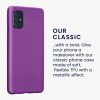 Kwmobile tok Samsung Galaxy A71 készülékhez, lila, szilikon, 51213.24