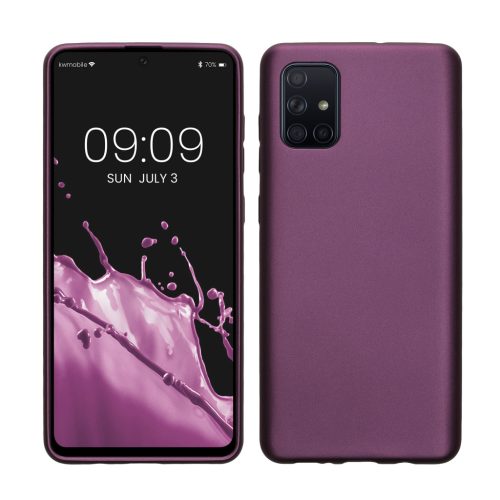 Kwmobile tok Samsung Galaxy A71 készülékhez, kék, szilikon, 51213.23