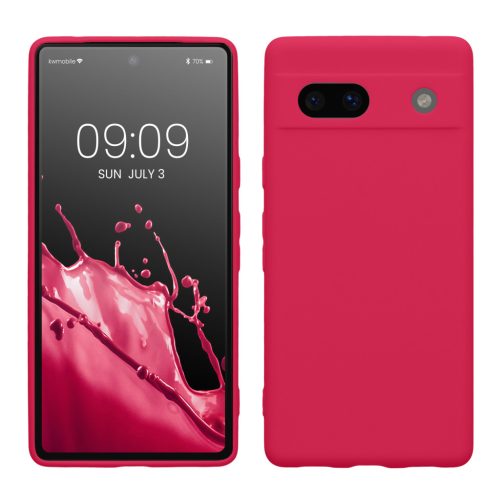 Kwmobile Google Pixel 7a tok, rózsaszín, szilikon, 61598.77