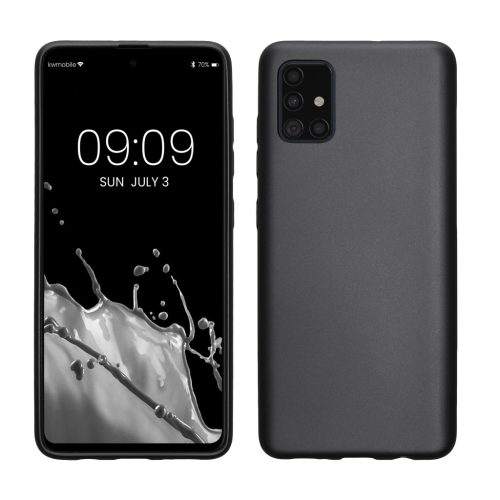 Kwmobile tok Samsung Galaxy A51 készülékhez, szürke, szilikon, 51201.232