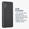 Kwmobile tok Samsung Galaxy A51 készülékhez, szürke, szilikon, 51201.232