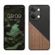 Kwmobile tok OnePlus Nord 3 5G-hez, barna/fekete, fa/szilikon, 61769.01