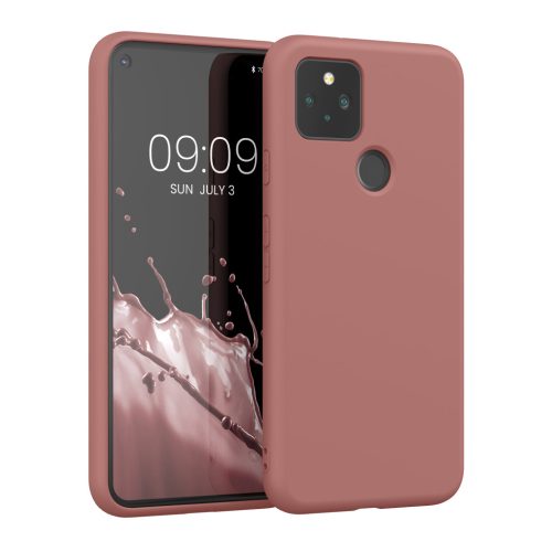 Kwmobile Google Pixel 5 tok, rózsaszín, szilikon, 53778.193