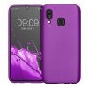 Kwmobile tok Samsung Galaxy A40-hez, lila, szilikon, 48546.24