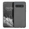 Kwmobile tok Samsung Galaxy S10 készülékhez, szürke, szilikon, 47452.232