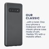 Kwmobile tok Samsung Galaxy S10 készülékhez, szürke, szilikon, 47452.232