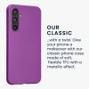 Kwmobile tok Samsung Galaxy A54 5G-hez, lila, szilikon, 60797.24