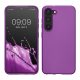 Kwmobile tok Samsung Galaxy S23 készülékhez, lila, szilikon, 60312.24