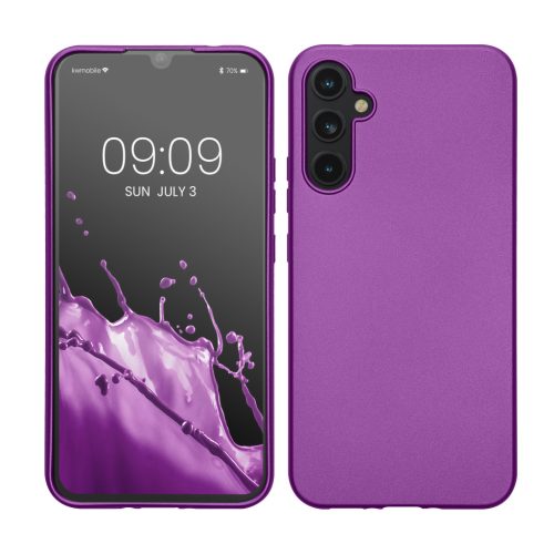 Kwmobile tok Samsung Galaxy A34 5G-hez, lila, szilikon, 60810.24
