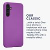 Kwmobile tok Samsung Galaxy A34 5G-hez, lila, szilikon, 60810.24