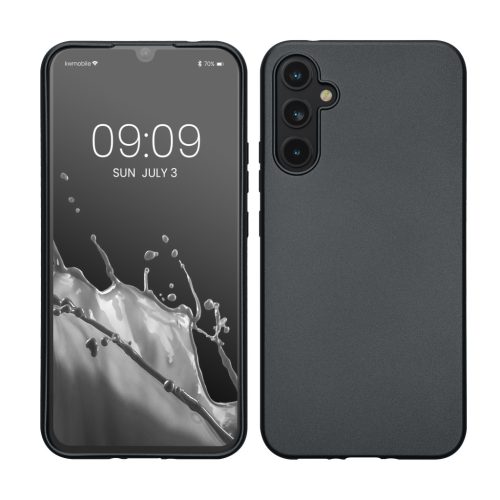 Kwmobile tok Samsung Galaxy A34 5G-hez, szürke, szilikon, 60810.232