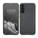 Kwmobile tok Samsung Galaxy A34 5G-hez, szürke, szilikon, 60810.232