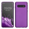 Kwmobile tok Samsung Galaxy S10 készülékhez, lila, szilikon, 47452.24