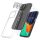 Tokkészlet és 2 előlapi/kameravédő fólia Apple iPhone 13 Pro készülékhez, átlátszó, műanyag/edzett üveg, 61822.03