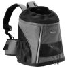 Rucsac frontal transport animale Navaris, ajustabila, cu buzunare laterale, 37x33x24 cm, 61849.22