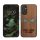 Kwmobile tok Samsung Galaxy A34 5G-hez, barna, fa/szilikon, 60813.08