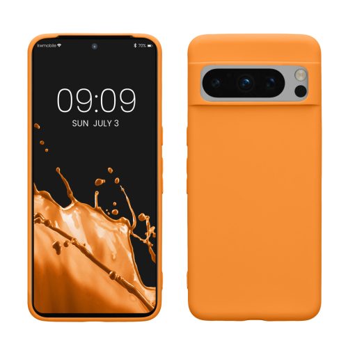 Kwmobile Google Pixel 8 Pro tok, narancssárga, szilikon, 61856.15