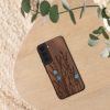 Kwmobile tok Samsung Galaxy S22-höz, barna, fa/szilikon, 58306.09