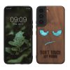 Kwmobile tok Samsung Galaxy S22-höz, barna, fa/szilikon, 58306.08