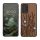 Kwmobile tok Samsung Galaxy A52/Galaxy A52 5G/Galaxy A52s 5G készülékhez, barna, fa/szilikon, 54354.16