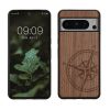 Kwmobile Google Pixel 8 Pro tok, barna, fa/szilikon, 61876.02