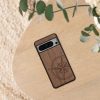 Kwmobile Google Pixel 8 Pro tok, barna, fa/szilikon, 61876.02