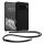 Kwmobile Google Pixel 8 Pro telefontok nyakpánttal, fekete, szilikon, 61868.01