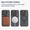 Kwmobile tok Apple iPhone 13 Pro Max készülékhez, fekete/átlátszó, szilikon, 61941.01